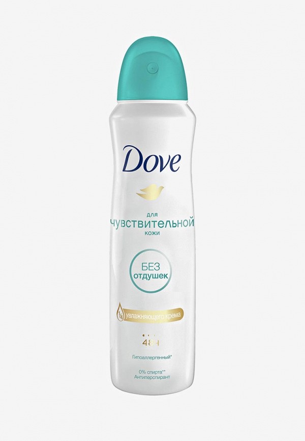 

Дезодорант Dove, Прозрачный, антиперспирант аэрозоль, "Бережная забота", для чувствительной кожи, 150 мл