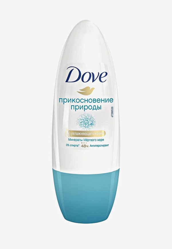 

Дезодорант Dove, Прозрачный, антиперспирант шариковый, "Прикосновение природы", 50 мл