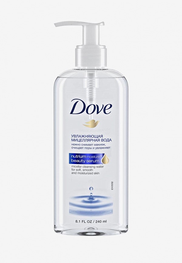 

Мицеллярная вода Dove, Прозрачный, Увлажняющая, 240 мл