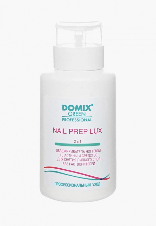 

Обезжириватель для ногтей Domix, Прозрачный, и средство для снятия липкого слоя 2 в 1 . NAIL PREP LUX. БЕЗ РАСТВОРИТЕЛЕЙ С ПОМПОЙ