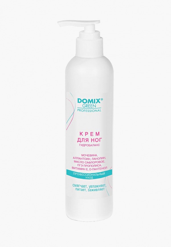 

Крем для ног Domix, Прозрачный, ГИДРОБАЛАНС с мочевиной, аллантоином, ланолином, маслом