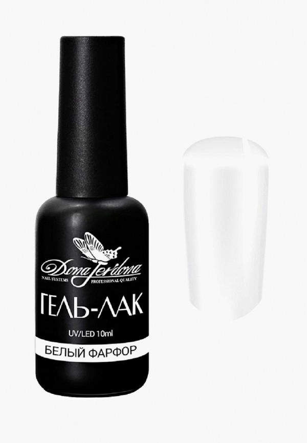 

Гель-лак для ногтей Dona Jerdona, Прозрачный, Белый фарфор №01, 10 мл