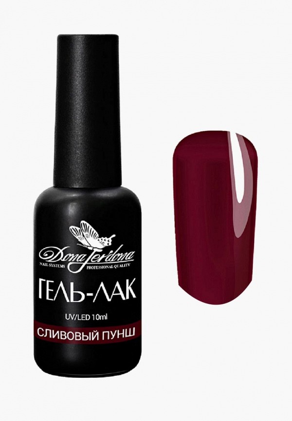 

Гель-лак для ногтей Dona Jerdona, Бордовый, Сливовый пунш, №18, 10 мл