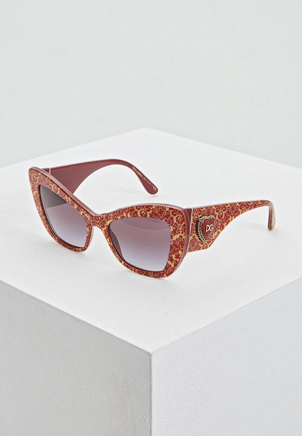 

Очки солнцезащитные Dolce&Gabbana, DG4349 32068G, Бордовый
