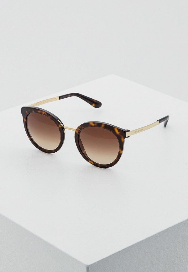 

Очки солнцезащитные Dolce&Gabbana, Коричневый, DG4268 502/13