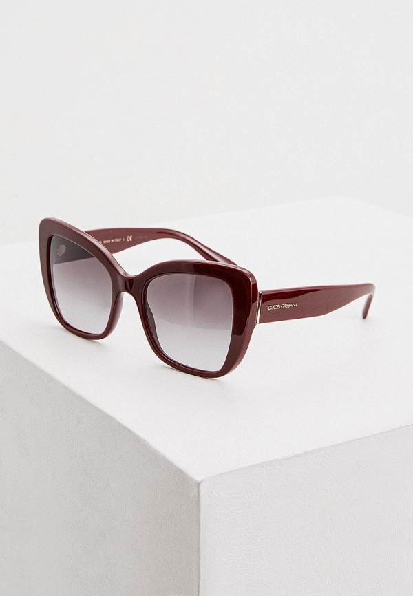 

Очки солнцезащитные Dolce&Gabbana, Бордовый, 0DG4348 30918G