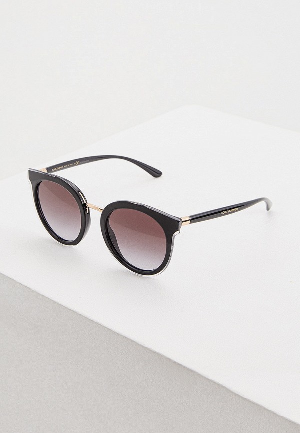

Очки солнцезащитные Dolce&Gabbana, Черный, 0DG4371 53838G