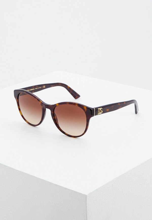 

Очки солнцезащитные Dolce&Gabbana, Коричневый, DG4376 502/13