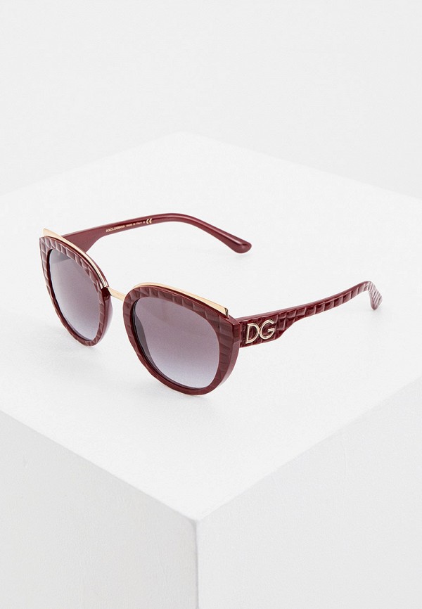 

Очки солнцезащитные Dolce&Gabbana, Бордовый, DG4383 32898G