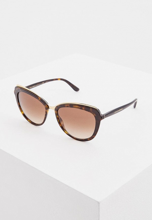 

Очки солнцезащитные Dolce&Gabbana, Коричневый, DG4304 502/13