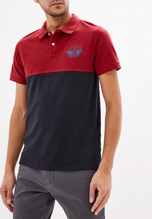 

Поло Dockers, Бордовый