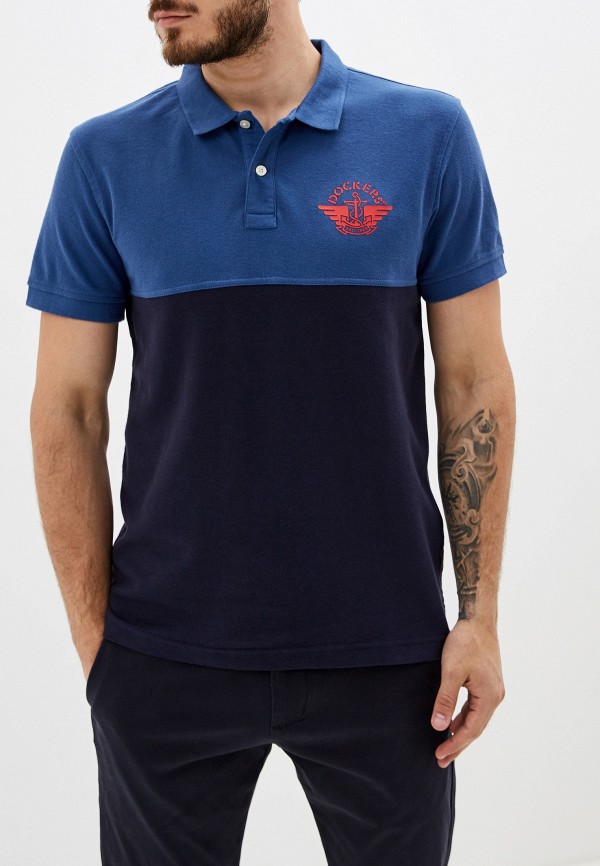 

Поло Dockers, Синий
