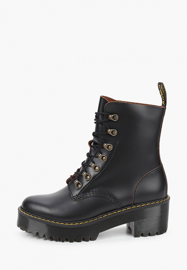 

Ботинки Dr. Martens, Черный, Leona-7 Hook Boot