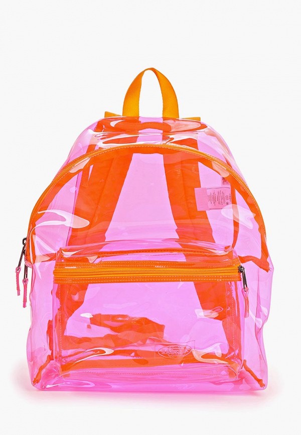Рюкзак  - оранжевый, прозрачный цвет