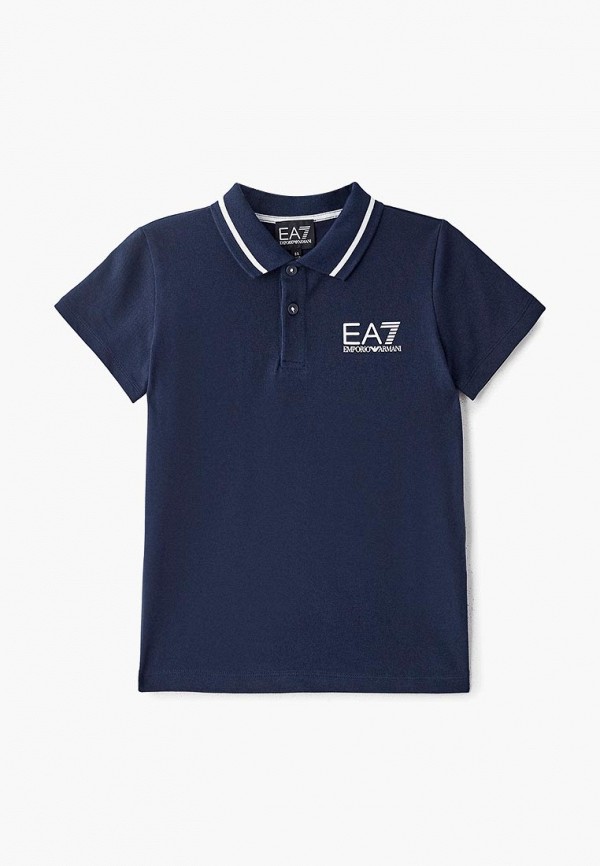 

Поло EA7, Синий