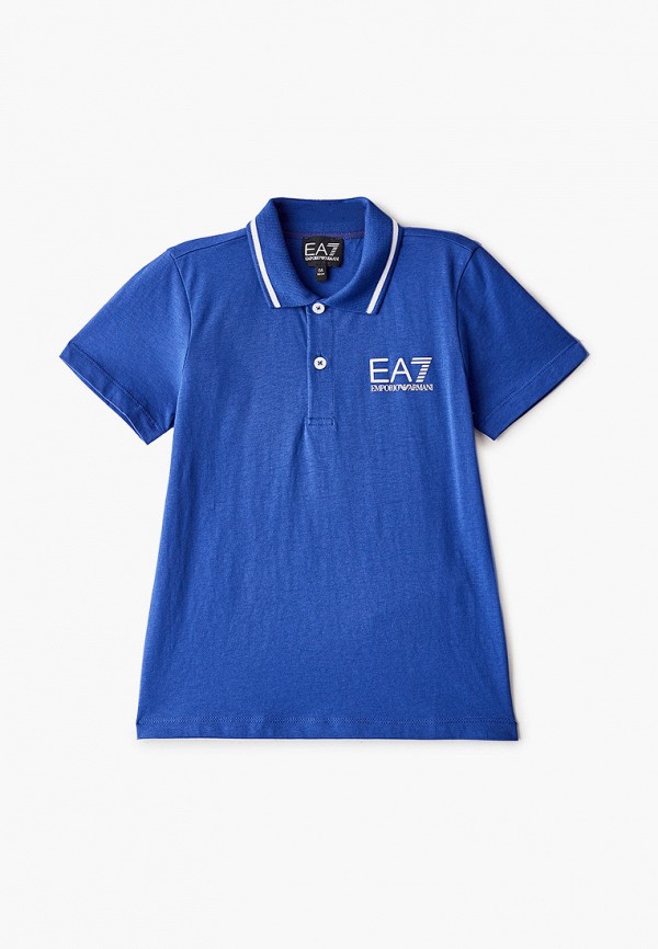 

Поло EA7, Синий