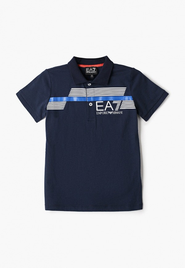 

Поло EA7, Синий