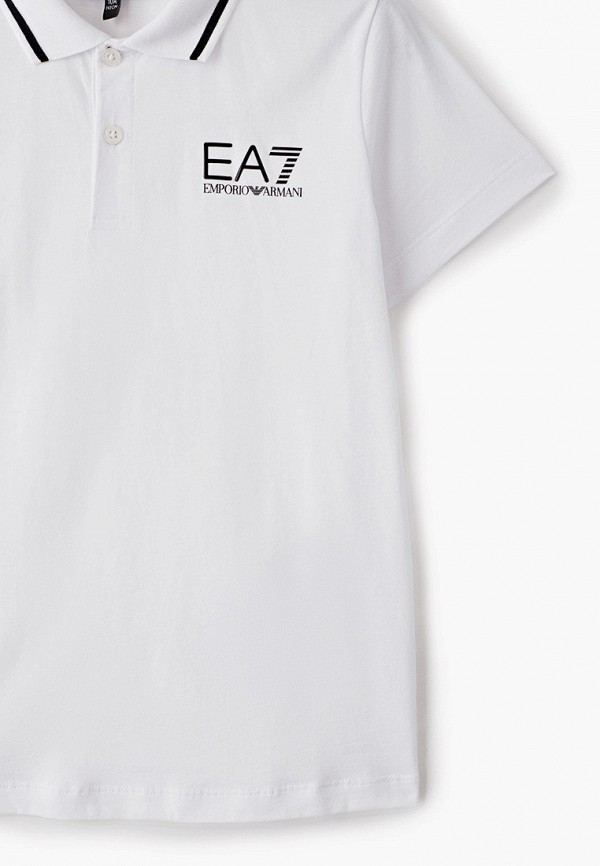

Поло EA7, Белый