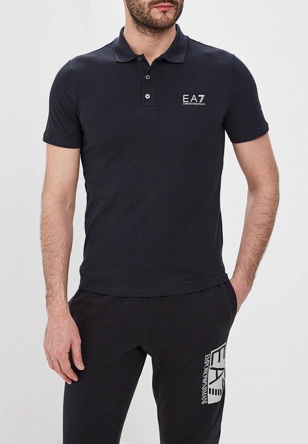 

Поло EA7, Черный