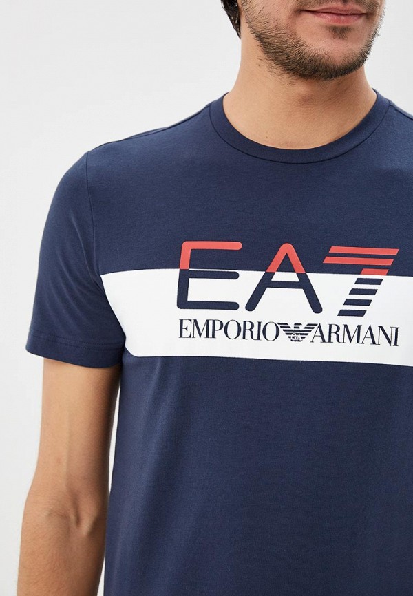 

Футболка EA7; EA7 EA002EMDQXN1, Синий