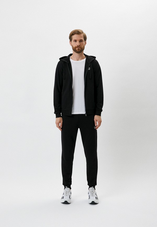 Толстовка EA7 черный, размер 52, фото 2