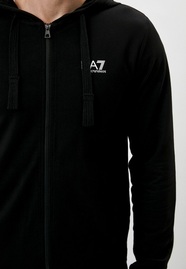 Толстовка EA7 черный, размер 52, фото 4