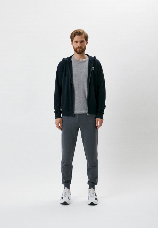 Толстовка EA7 синий, размер 52, фото 2