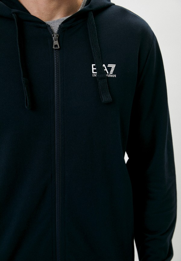 Толстовка EA7 синий, размер 52, фото 4