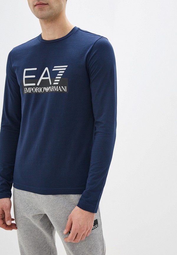 

Лонгслив EA7, Синий
