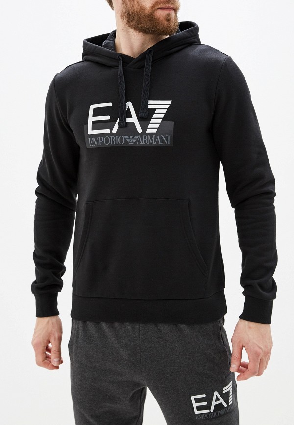 

Худи EA7, Черный
