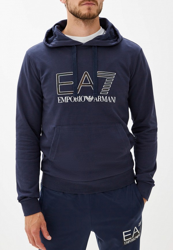 

Худи EA7, Синий