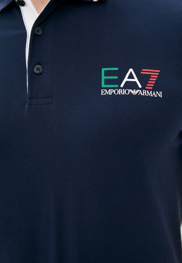 

Поло EA7, Синий, EA7 EA002EMHKYZ0