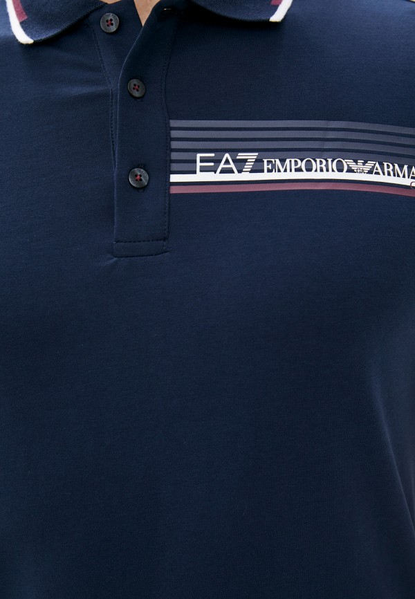 

Поло EA7, Синий, EA7 EA002EMHKYZ2
