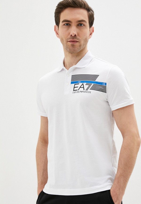 

Поло EA7, Белый