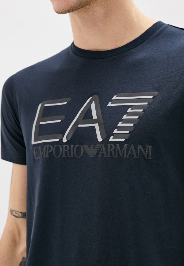 

Футболка EA7, Синий, EA7 EA002EMHLFS2