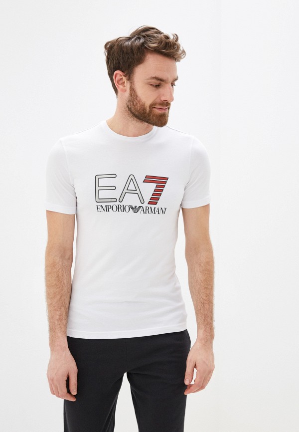 

Футболка EA7, Белый, EA7 EA002EMHLGI0