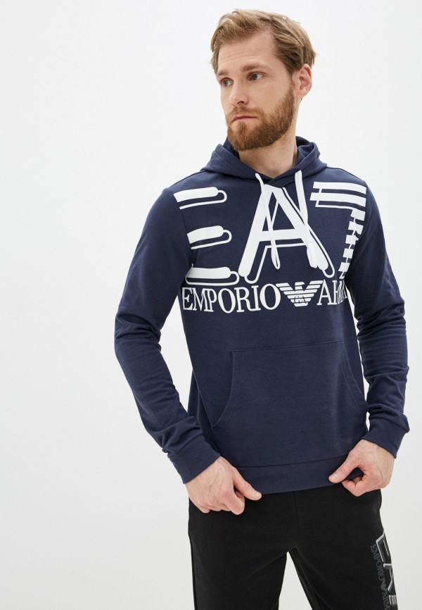 

Худи EA7, Синий