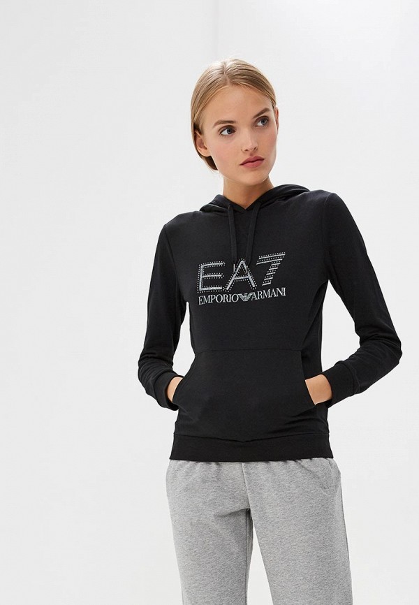 

Худи EA7, Черный