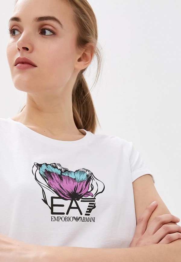 

Футболка EA7; EA7 EA002EWDQYW9, Белый