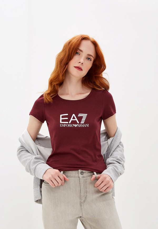 

Футболка EA7, Бордовый