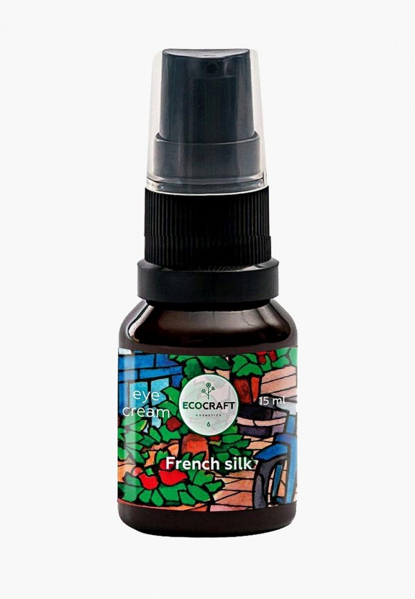 

Крем для кожи вокруг глаз Ecocraft, Прозрачный, регенерирующий "French silk"