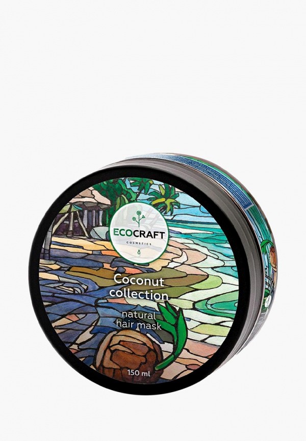 

Маска для волос Ecocraft, Прозрачный, "Coconut collection" Кокосовая коллекция 102 мл