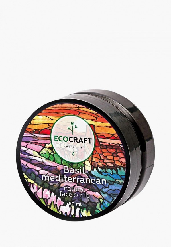 

Скраб для лица Ecocraft, для жирной и проблемной кожи "Basil mediterrenian, Белый
