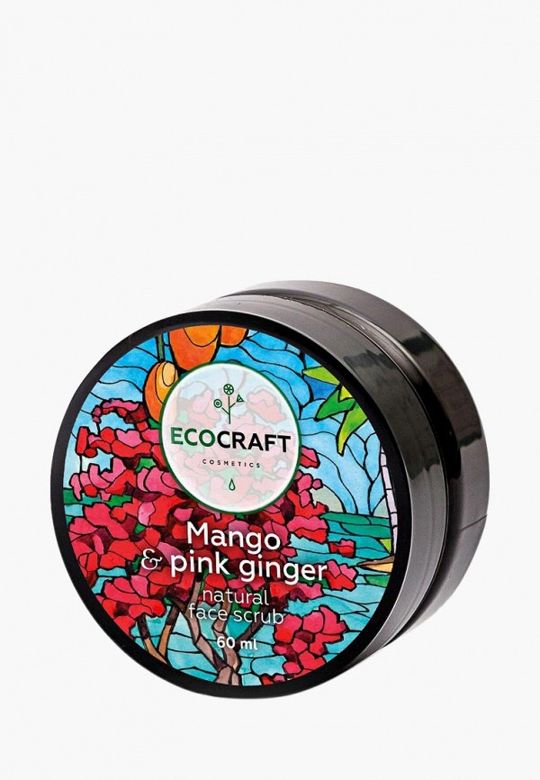

Скраб для лица Ecocraft, Белый, для нормальной кожи "Mango and pink ginger"