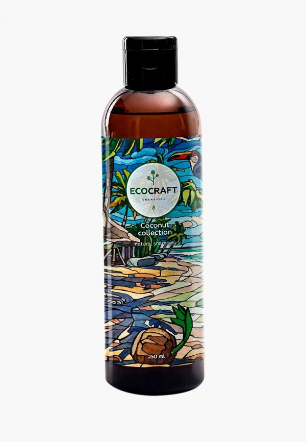 

Шампунь Ecocraft, Прозрачный, "Coconut collection", 250 мл