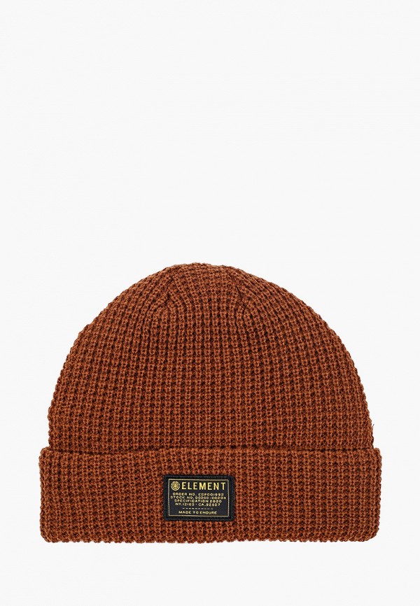 

Шапка Element, Коричневый, BURDEN BEANIE
