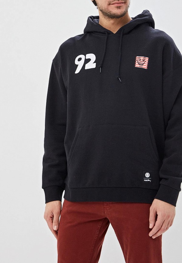 

Худи Element, KH SMILE POP HOOD FL, Черный