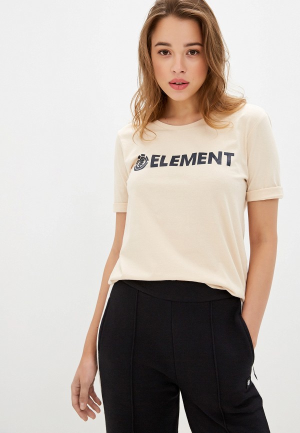 

Футболка Element, Бежевый, ELEMENT LOGO CR