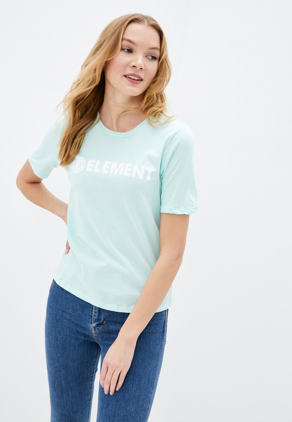 

Футболка Element, Бирюзовый, ELEMENT LOGO CR