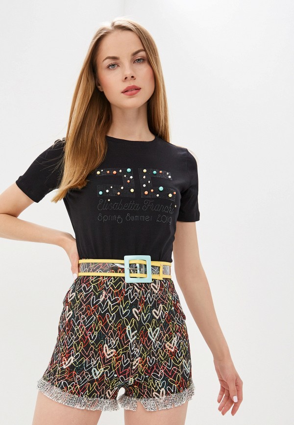 

Футболка Elisabetta Franchi, Черный